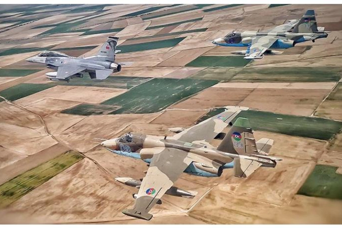 Pilotlarımız “Anadolu Qartalı - 2022” təlimində tapşırıqları uğurla icra ediblər — FOTOLAR