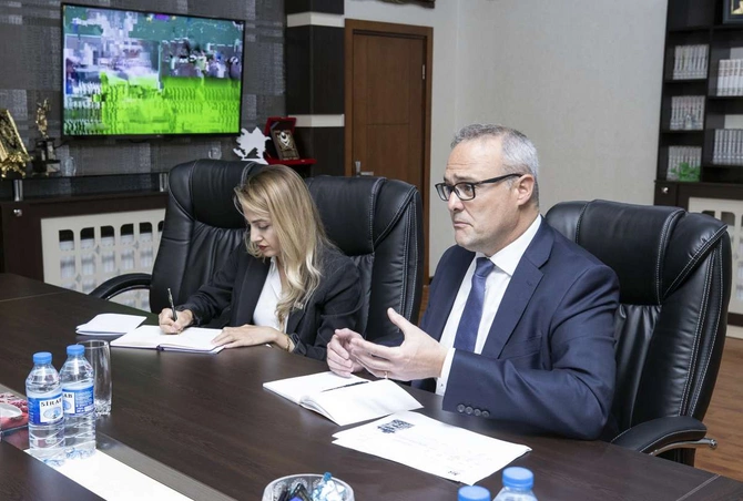 Böyük Britaniyanın Milli Cinayətlər Agentliyi Ankara ofisinin nümayəndəsi ilə görüş keçirilib — FOTOLAR
