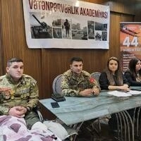 Gənclər üçün Vətənpərvərlik Akademiyası təşkil olundu — FOTOLAR Gənclər üçün Vətənpərvərlik Akademiyası təşkil olundu — FOTOLAR