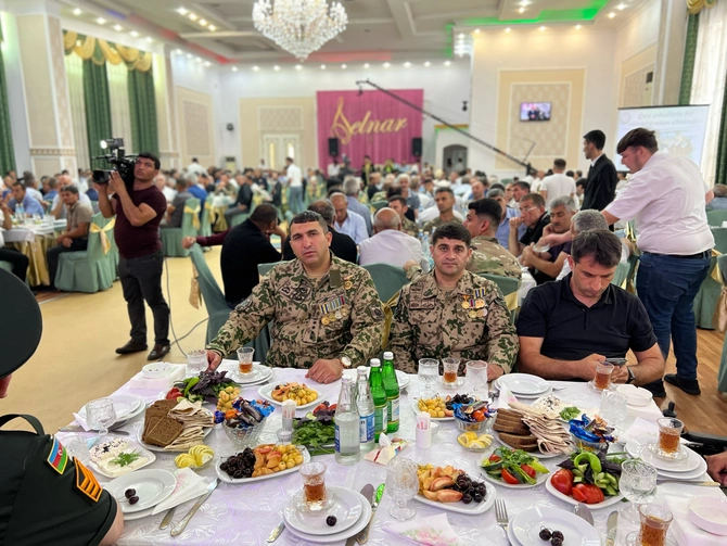 Füzulidə qazilərlə görüş keçirildi — FOTOLAR
