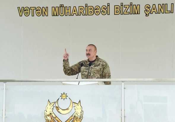 Prezident Kəlbəcərdə “N” saylı hərbi hissənin açılışında iştirak etdi — FOTOLAR
