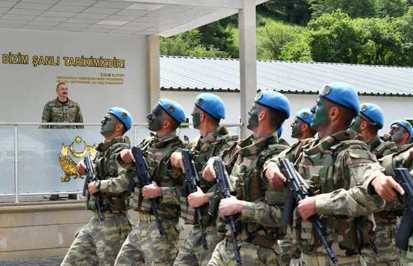Prezident Kəlbəcərdə “N” saylı hərbi hissənin açılışında iştirak etdi — FOTOLAR