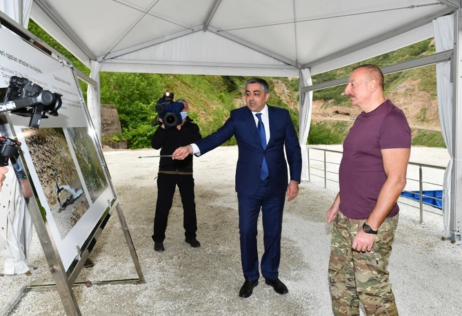 Kəlbəcərdə “İstisu” mineral su zavodunun təməli qoyuldu — FOTOLAR Kəlbəcərdə “İstisu” mineral su zavodunun təməli qoyuldu — FOTOLAR
