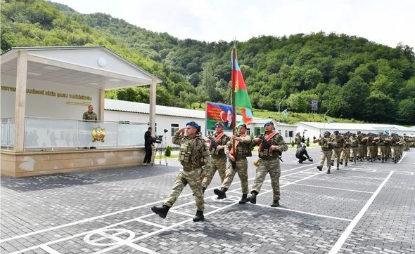 Prezident Kəlbəcərdə “N” saylı hərbi hissənin açılışında iştirak etdi — FOTOLAR