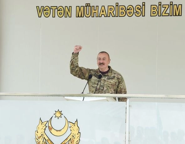 Prezident Kəlbəcərdə “N” saylı hərbi hissənin açılışında iştirak etdi — FOTOLAR