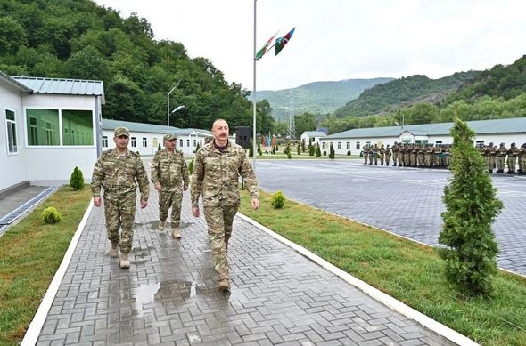 Prezident Kəlbəcərdə “N” saylı hərbi hissənin açılışında iştirak etdi — FOTOLAR