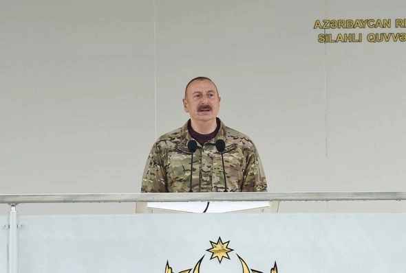Prezident Kəlbəcərdə “N” saylı hərbi hissənin açılışında iştirak etdi — FOTOLAR