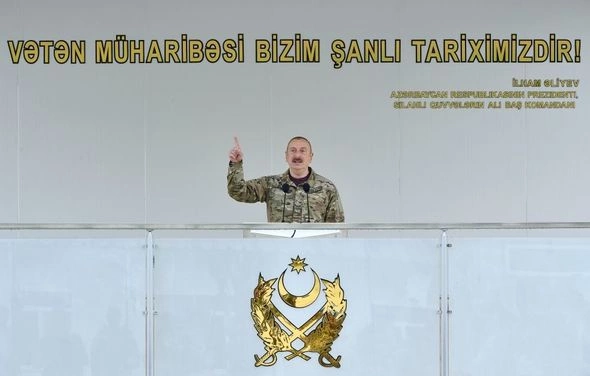 Prezident Kəlbəcərdə “N” saylı hərbi hissənin açılışında iştirak etdi — FOTOLAR