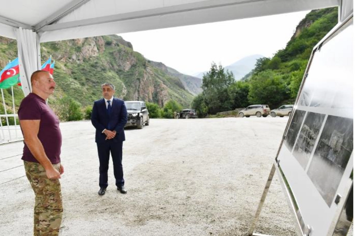 Kəlbəcərdə “İstisu” mineral su zavodunun təməli qoyuldu — FOTOLAR