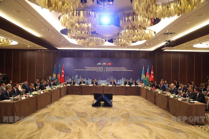 Bakıda Azərbaycan, Türkiyə və Qazaxıstanın nazirlərinin birinci üçtərəfli toplantısı keçirilir — VİDEO