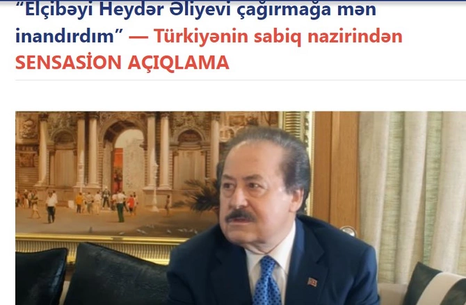 Eynulla Fətullayevin sabiq dövlət naziri ilə müsahibəsi Türkiyə gündəmini zəbt etdi — FOTOLAR