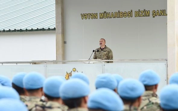Prezident Kəlbəcərdə “N” saylı hərbi hissənin açılışında iştirak etdi — FOTOLAR