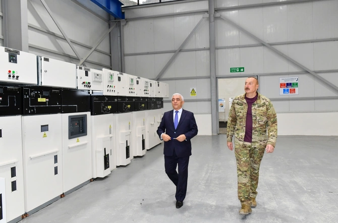 İlham Əliyev Kəlbəcərdə “Çıraq-1” su elektrik stansiyasında oldu — FOTOLAR