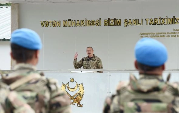 Prezident Kəlbəcərdə “N” saylı hərbi hissənin açılışında iştirak etdi — FOTOLAR