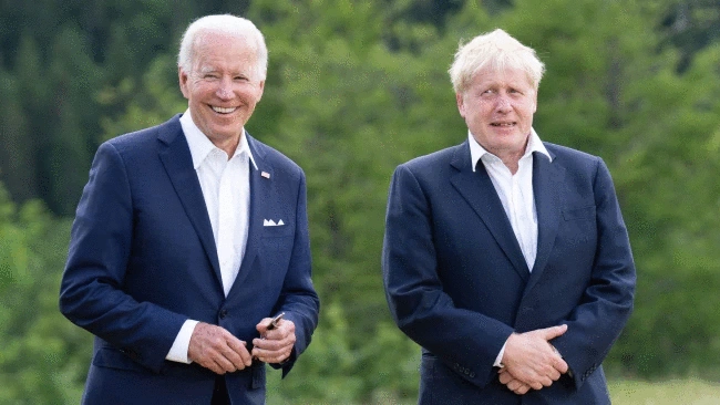 G7 liderlərinin Alp dağlarında görüşündən maraqlı FOTOLAR