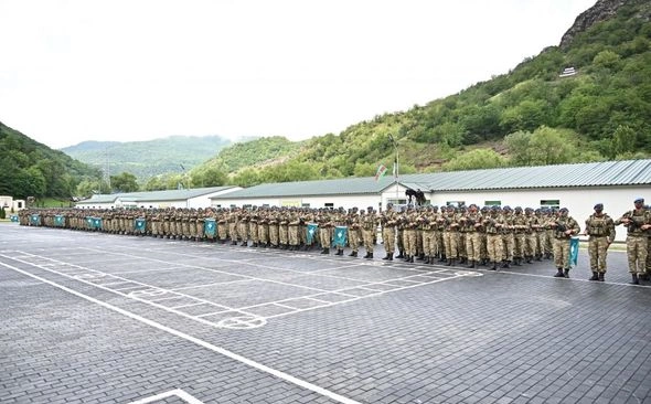 Prezident Kəlbəcərdə “N” saylı hərbi hissənin açılışında iştirak etdi — FOTOLAR