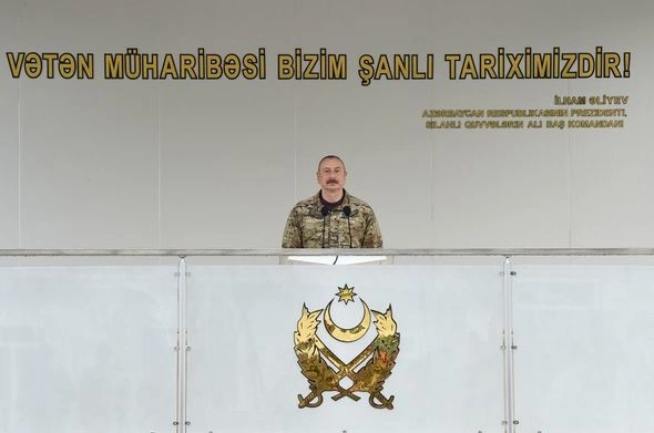 Prezident Kəlbəcərdə “N” saylı hərbi hissənin açılışında iştirak etdi — FOTOLAR