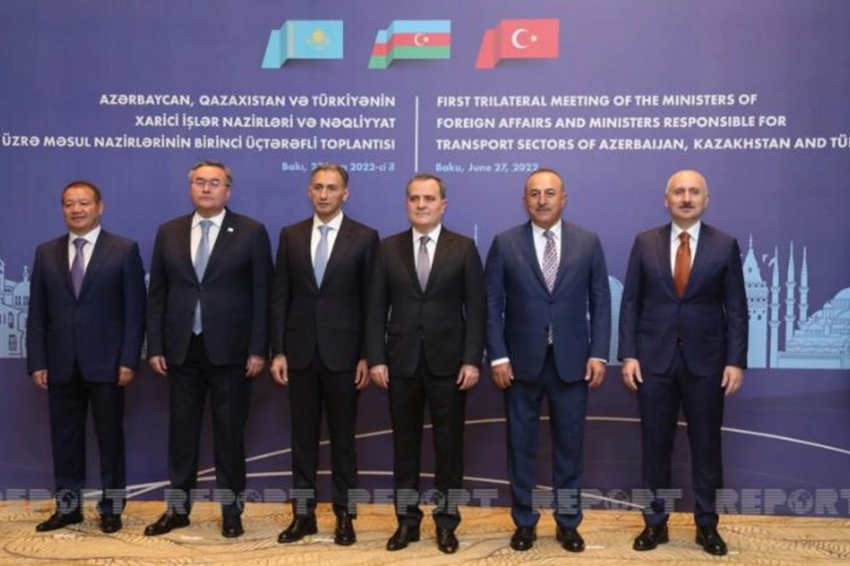 Bakıda Azərbaycan, Türkiyə və Qazaxıstanın nazirlərinin birinci üçtərəfli toplantısı keçirilir — VİDEO