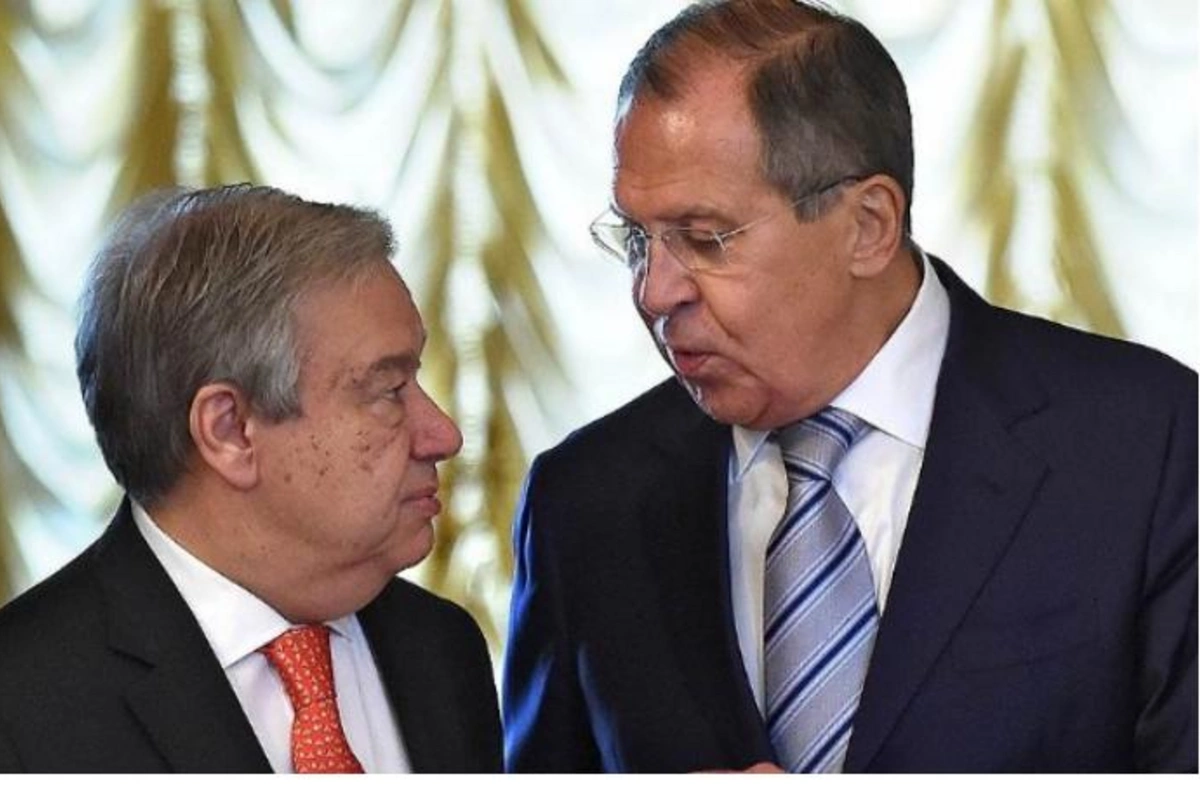 Lavrov və Quterreş taxıl böhranını müzakirə etdilər