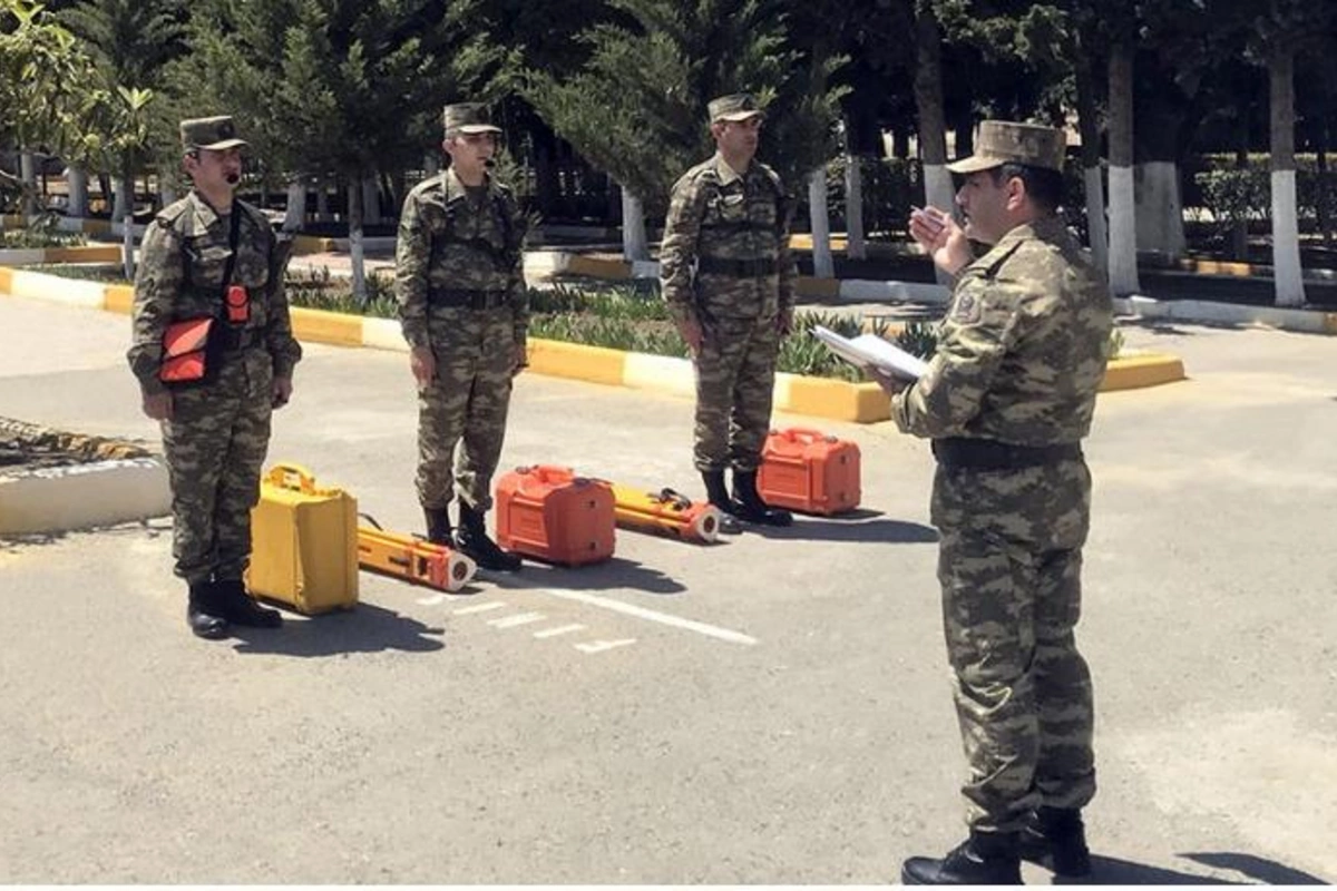 Azərbaycan Ordusunun topoqraflarının döyüş hazırlığı yoxlanıldı — VİDEO