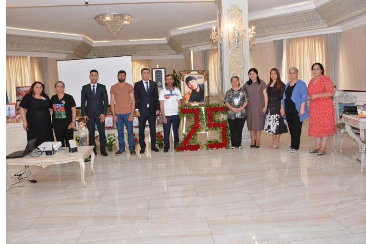 Xırdalanda Vətən müharibəsi şəhidinin doğum günü qeyd olundu — FOTOLAR