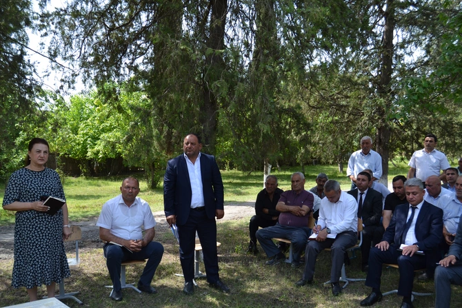 Alı Alıyev Mollaməhərrəmli kəndində vətəndaşlarla görüş keçirdi — FOTOLAR