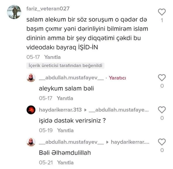 Azərbaycanda İŞİD-ə dəstək verən şəxs saxlanıldı Azərbaycanda İŞİD-ə dəstək verən şəxs saxlanıldı