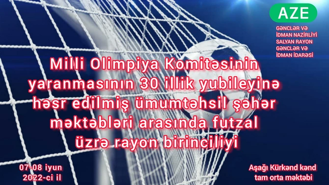 Salyanda futzal üzrə rayon birinciliyi keçirildi — FOTOLAR