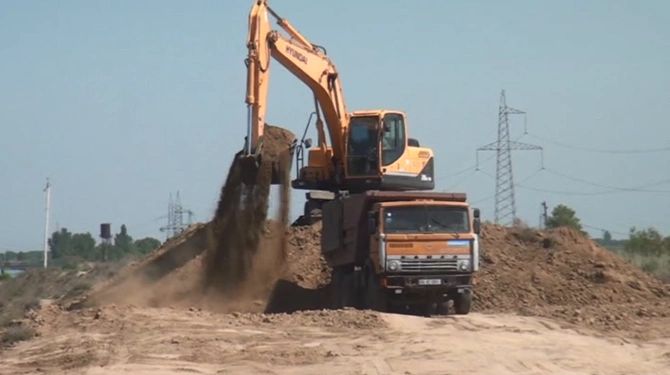 Yuxarı Qarabağ kanalında işlər sürətlə davam edir — FOTOLAR