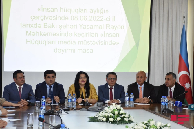 “İnsan hüquqlarının qorunması media müstəvisində” mövzusunda tədbir keçirildi — FOTOLAR