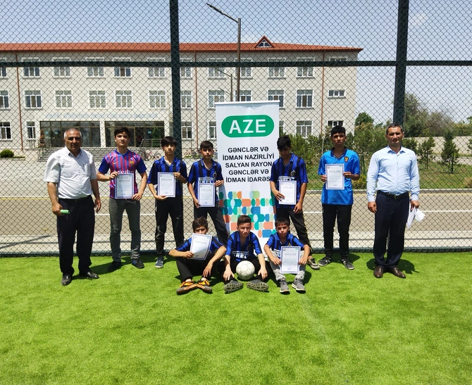 Salyanda futzal üzrə rayon birinciliyi keçirildi — FOTOLAR