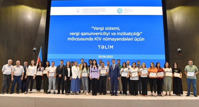 Dövlət Vergi Xidməti və MEDİA birgə təlim keçirdilər — FOTOLAR