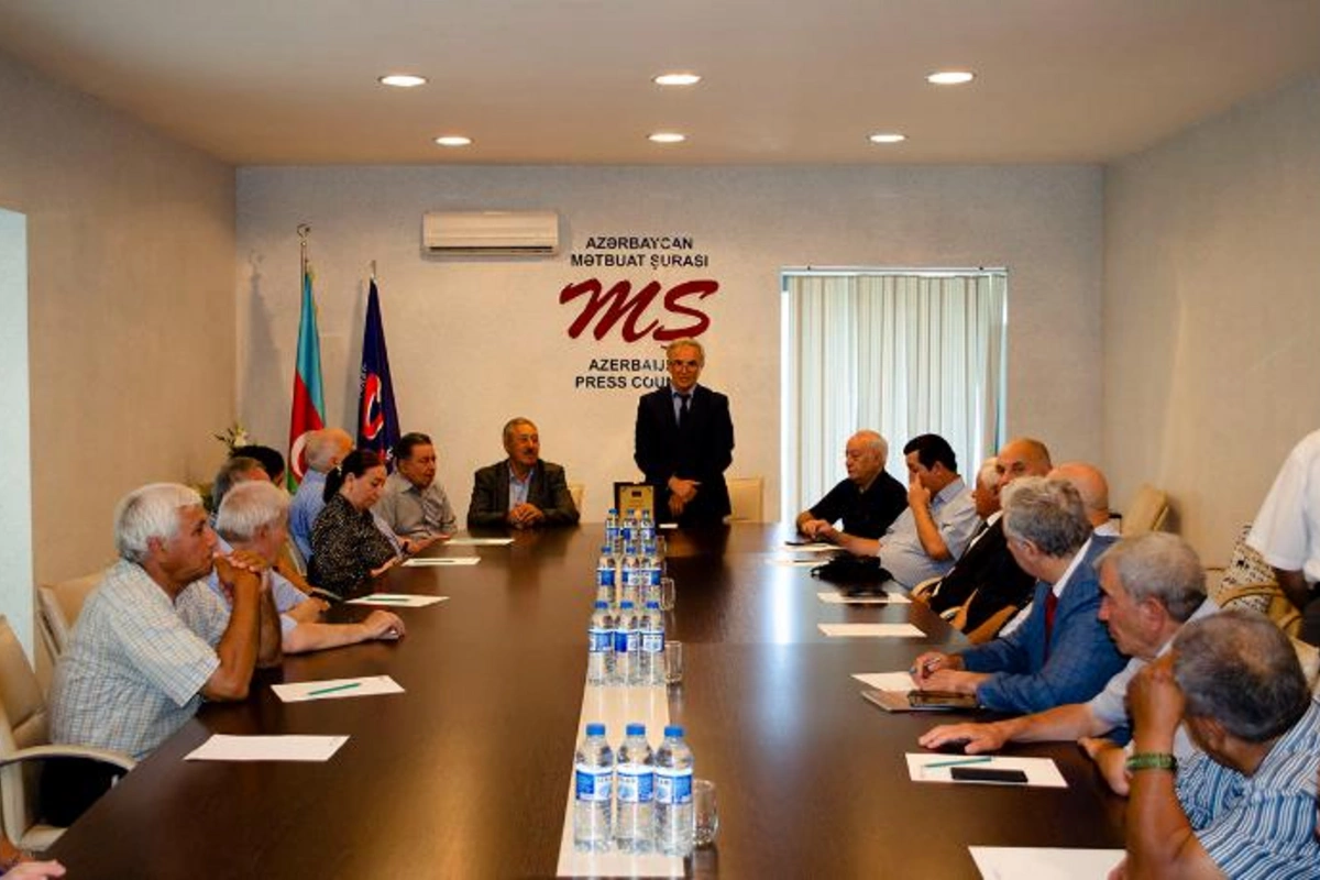 Mətbuat Şurasında Ənvər Məşədiyevin 80 illik yubileyi qeyd olundu — FOTOLAR
