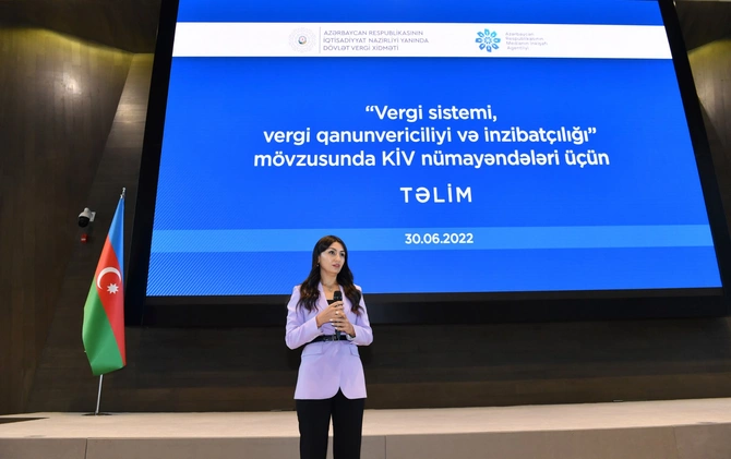 Dövlət Vergi Xidməti və MEDİA birgə təlim keçirdilər — FOTOLAR
