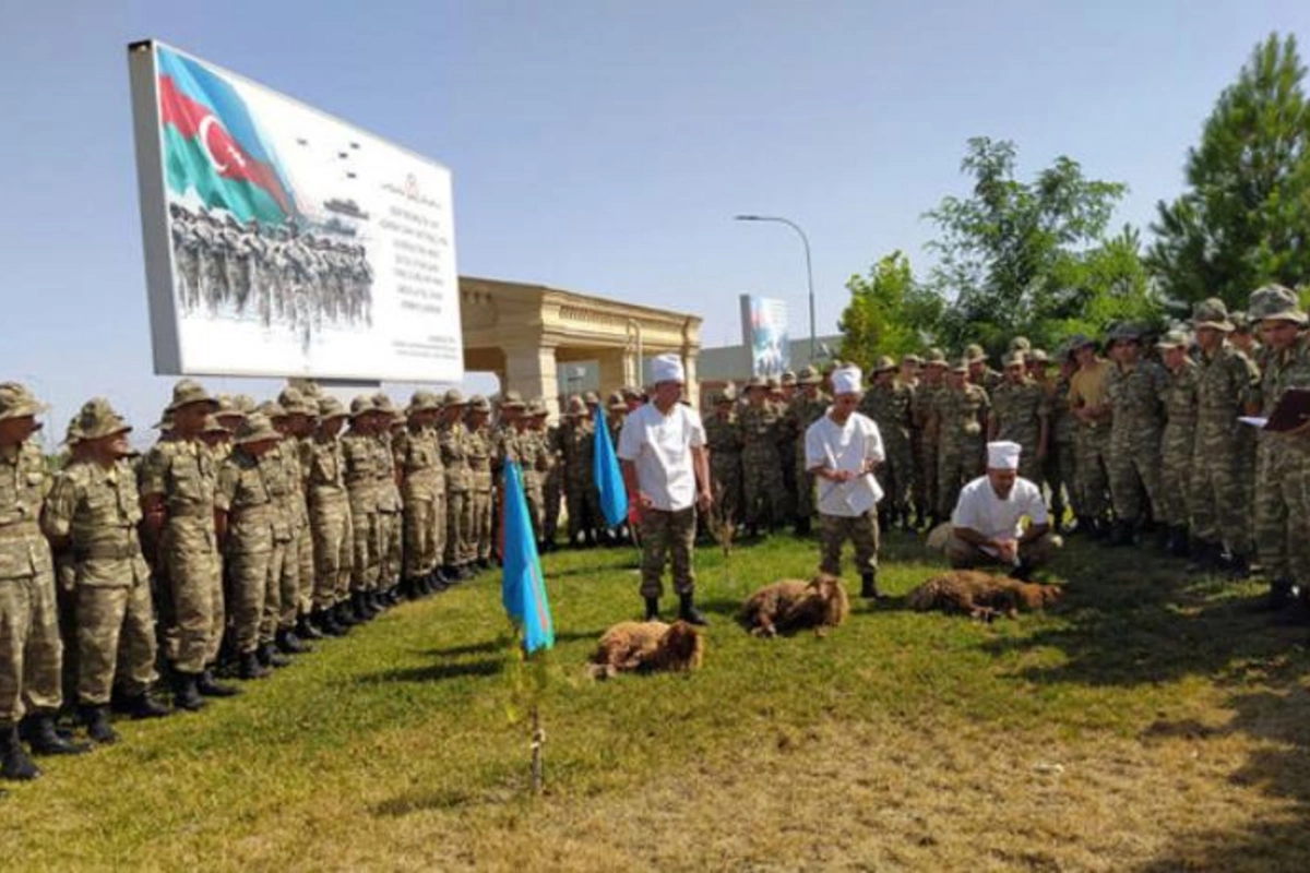 Azərbaycan Ordusunda Qurban bayramı qeyd edildi — FOTO