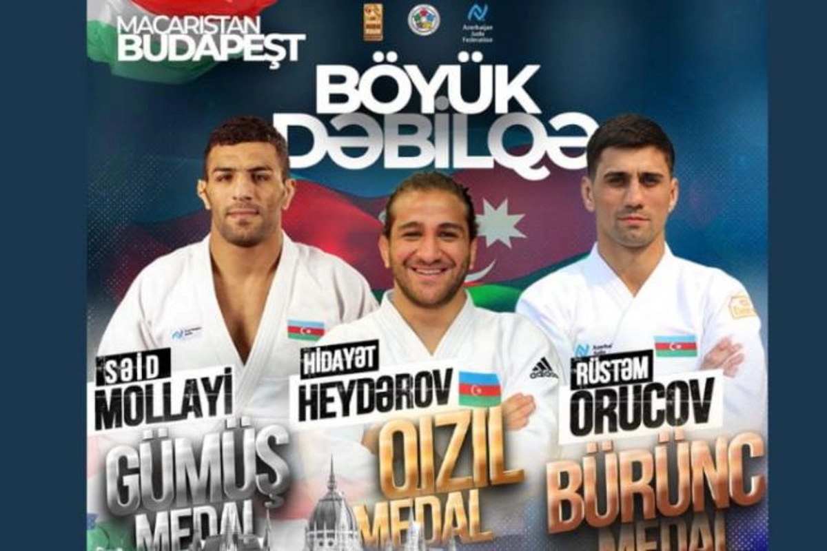 Cüdoçularımız Böyük Dəbilqəni üç medalla yekunlaşdırdı