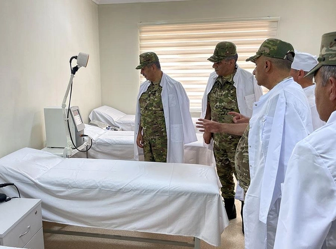 Zakir Həsənov Xocavənddə hərbi hospitalın açılışında — VİDEO Zakir Həsənov Xocavənddə hərbi hospitalın açılışında — VİDEO