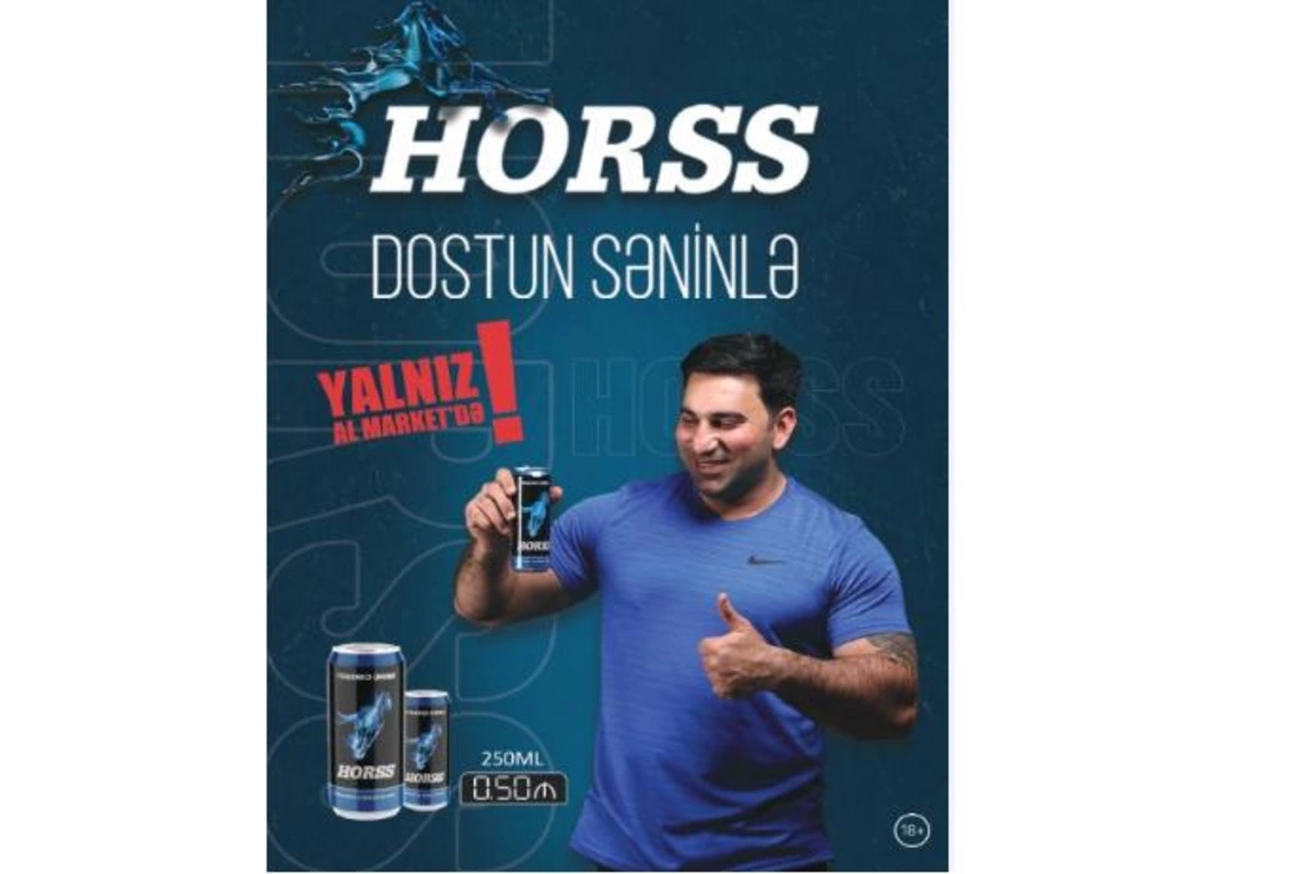 Kamil Zeynallı “Al Marketlər”-in xüsusi içkisi “Horss” -un siması oldu!