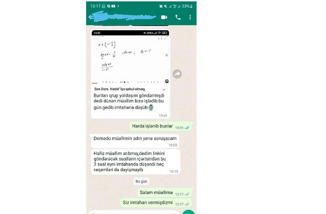 Ekspertdən Təhsil Nazirliyinə ittiham: “İmtahan sualları əvvəlcədən iştirakçılara göndərilib”