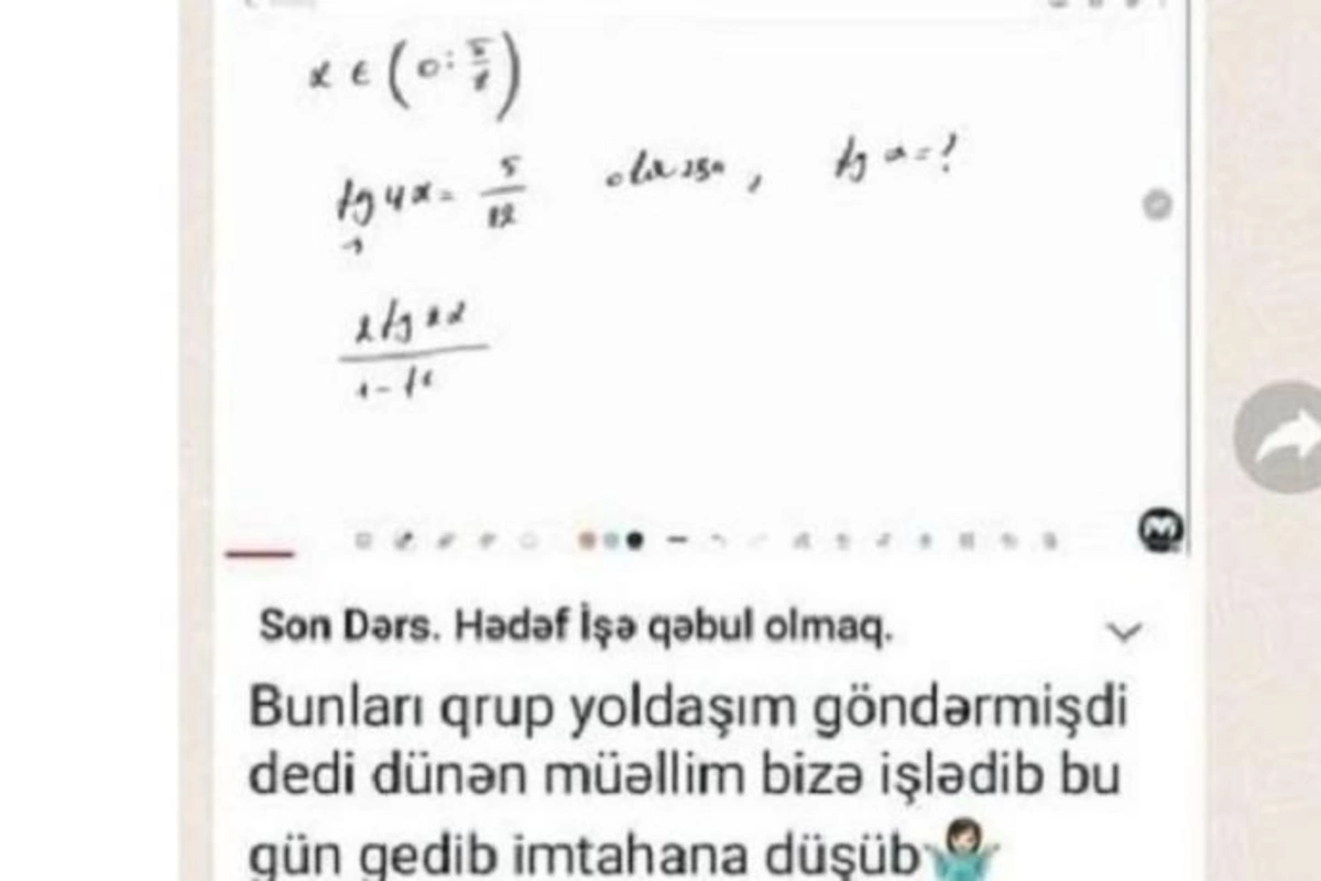 MİQ imtahanında suallar öncədən bəzi iştirakçılara göndərilib? — YEİLƏNİB/FOTO