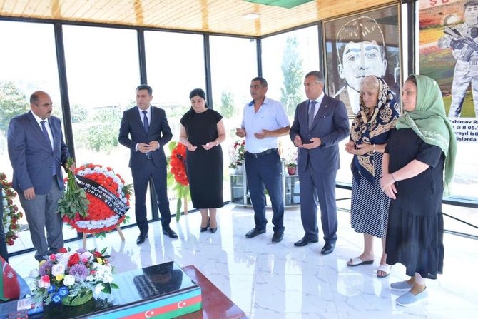 Abşeronda şəhidlərin doğum günü qeyd edildi — FOTOLAR
