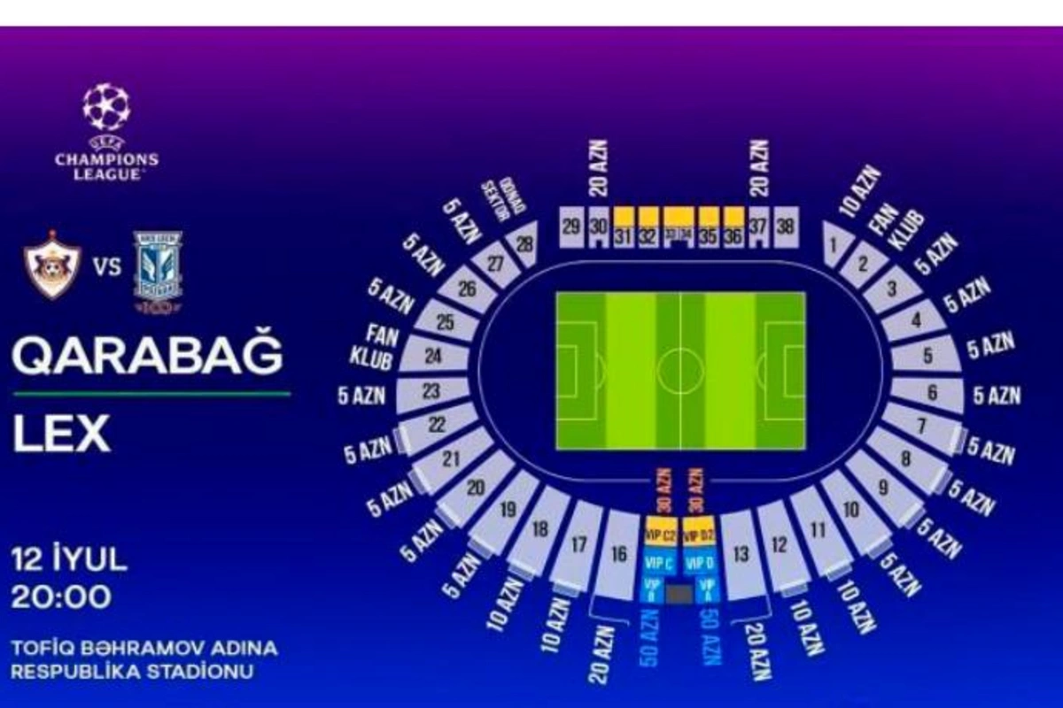 “Qarabağ”ın oyununa az sayda bilet qaldı