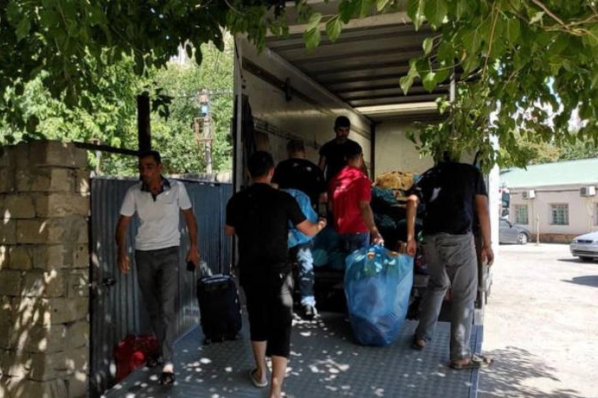 Ağalı kənd sakinləri doğma torpaqlarına yola düşür — FOTO/VİDEO