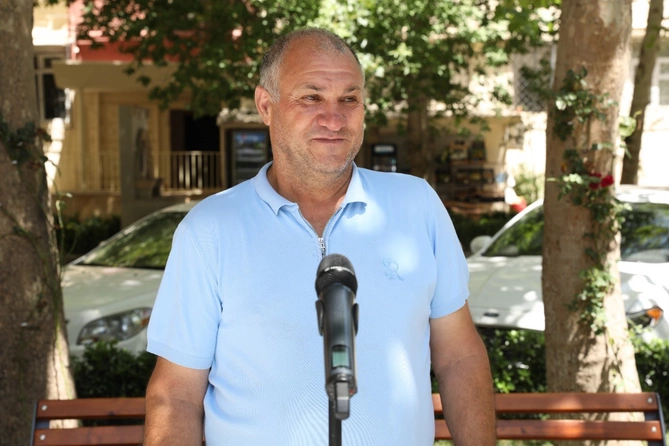 Yasamalda Açıq mikrofon aksiyası...— FOTOLAR