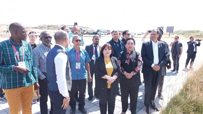 QH Parlament Şəbəkəsinin Bakı konfransının iştirakçıları Şuşadadır — FOTOLAR