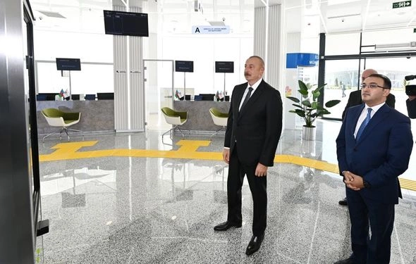 Prezident 2 saylı Sumqayıt regional “ASAN xidmət” mərkəzinin açılışında iştirak etdi — FOTOLAR