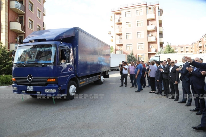 Daha 10 ailə Zəngilanın Ağalı kəndinə yola salındı — FOTOLAR