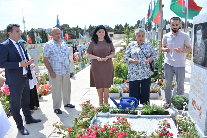 Xırdalanda şəhid və şəhid övladının doğum günləri qeyd olundu — FOTOLAR