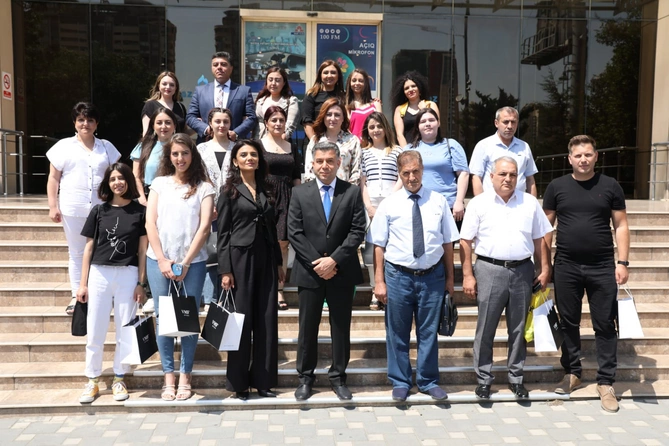 Azəriqaz İB-nin baş direktoru media nümayəndələri ilə görüş keçirdi — FOTOLAR