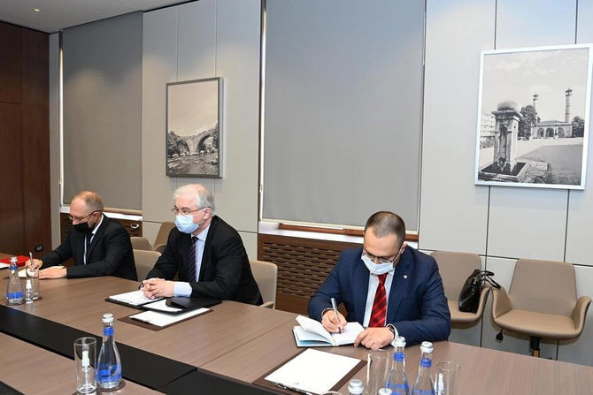 Ceyhun Bayramov xüsusi nümayəndə ilə GÖRÜŞDÜ — FOTO